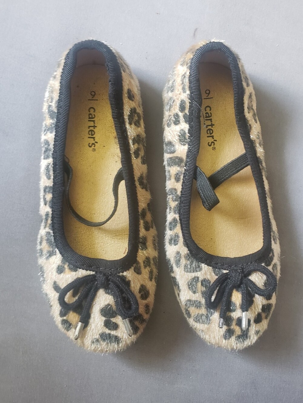 Carter's Girls Size 9 Leopard Print Mary Jane Shoes